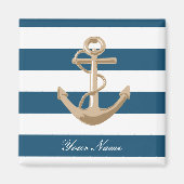 海上と航海のいかり – 磁石 (正面)