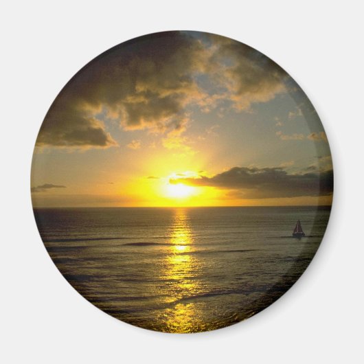 海上に接近する嵐 マグネット (正面)