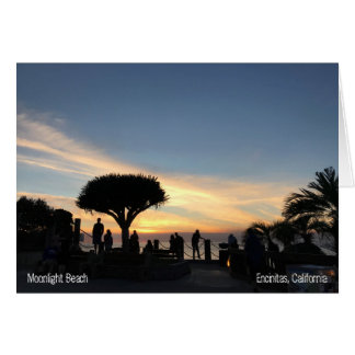 海上のカリフォルニア日没