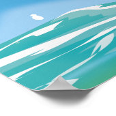 海上のボトルで出荷する ポスター (角)