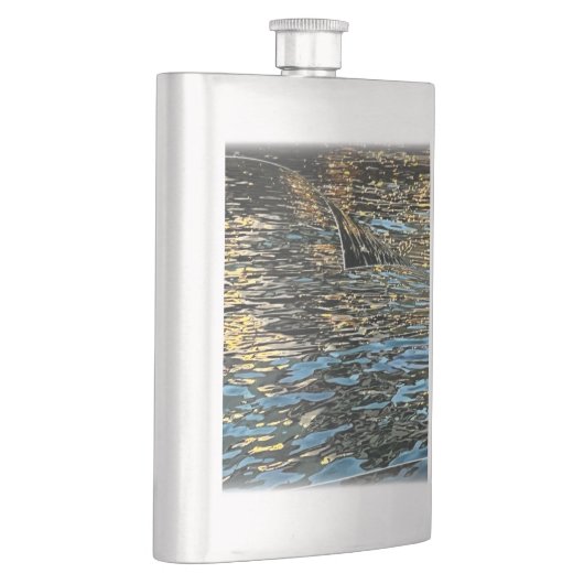 海上の夕灯り フラスク (右)