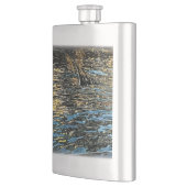 海上の夕灯り フラスク (左)