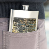 海上の夕灯り フラスク (インサイチュ)