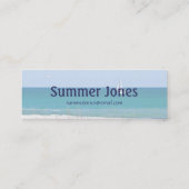 海上の帆船 スキニー名刺 (裏面)