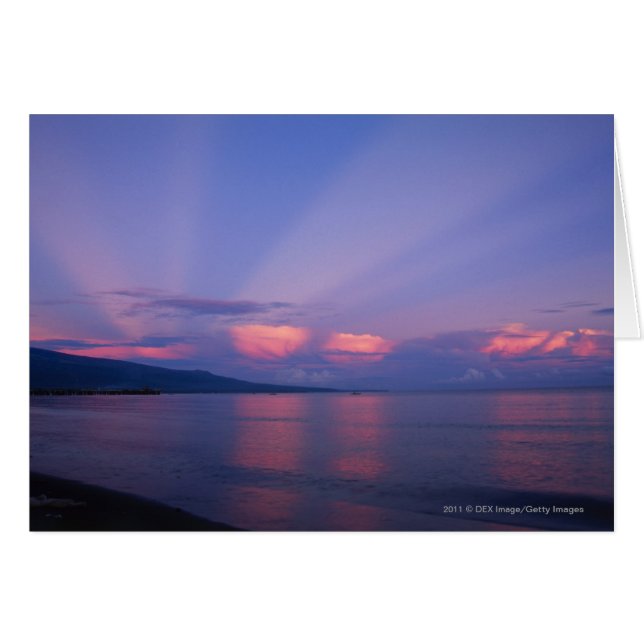 海上の日の出 (正面横)