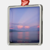 海上の日の出 メタルオーナメント (左)