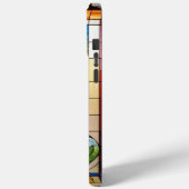 海上の日没時にジャンプするイルカ Case-Mate iPhoneケース (裏面 / 左)