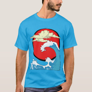 海上の日没 Tシャツ