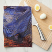 『海上の男』(Vincent van Gogh) キッチンタオル (四つ折り)
