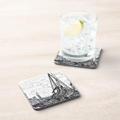 海上の船 コースター (右側)