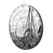 海上の船 ダーツボード (正面右)