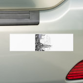 海上の船 バンパーステッカー (車上)