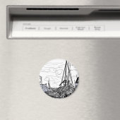 海上の船 マグネット (インサイチュ (食洗機))