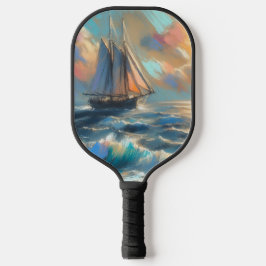 海上を航行する船 ピックルボールラケット