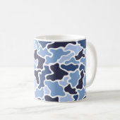 海上カモフラージュ コーヒーマグカップ (正面右)