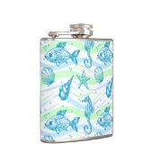 海上スケッチパターン フラスク (右)