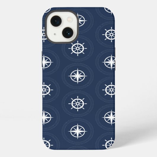 海上ツールパターン iPhoneケース (裏面)