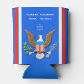 海上保安庁サービスパーソナライズされた 缶クーラー (裏面)