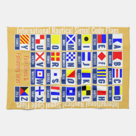 海上信号コード旗 キッチンタオル