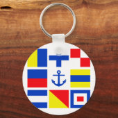 海上国旗のキーチェーン キーホルダー (正面)