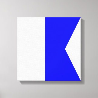 海上国旗A — Alpha キャンバスプリント