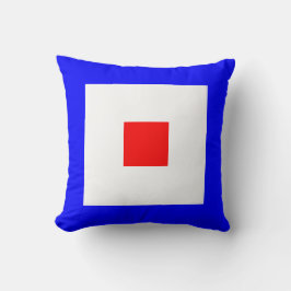 海上国旗W – ウイスキー クッション