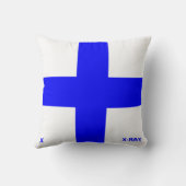 海上国旗X — X線 クッション (裏面)