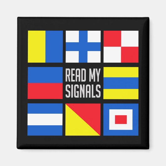 海上旗の磁石 マグネット (正面)