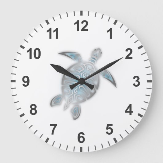 海上海亀 ラージ壁時計 (正面)