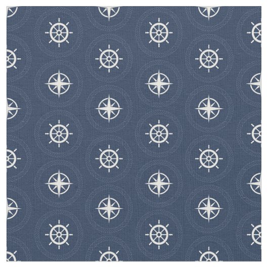 海上用具パターン ファブリック (クローズアップ)