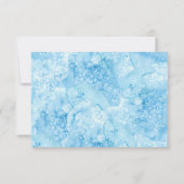 海上結婚式の出席依頼人と食事の選択 出欠カード (裏面)