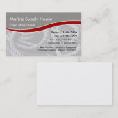 海上給油所 名刺 (正面/裏面)