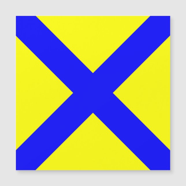 海上航海のアルファベット番号5記号 (正面)