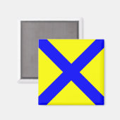 海上航海のアルファベット番号5記号 マグネット (正面/裏面)