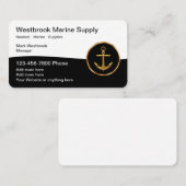 海上航海の供給事業 名刺 (正面/裏面)