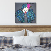 "海上"キャンバスプリント, 12"x12" キャンバスプリント (インサイチュ (寝室))