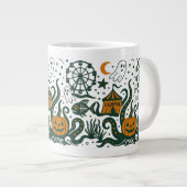 海下のハロウィーンカーニバル ジャンボコーヒーマグカップ (正面右)