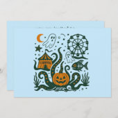 海下のハロウィーンカーニバル 招待状 (正面/裏面)