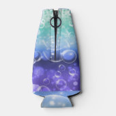 海中で熱帯の海がキラキラと輝く ボトルクーラー (裏面)