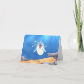 海中で カード (裏面)