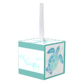 海中で キューブオーナメント (裏面アングル)