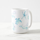 海中で コーヒーマグカップ (正面右)