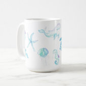 海中で コーヒーマグカップ (正面左)