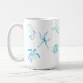 海中で コーヒーマグカップ