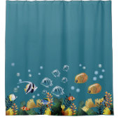 海中で シャワーカーテン (正面)