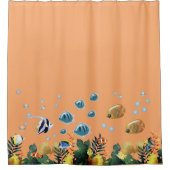 海中で シャワーカーテン (正面)