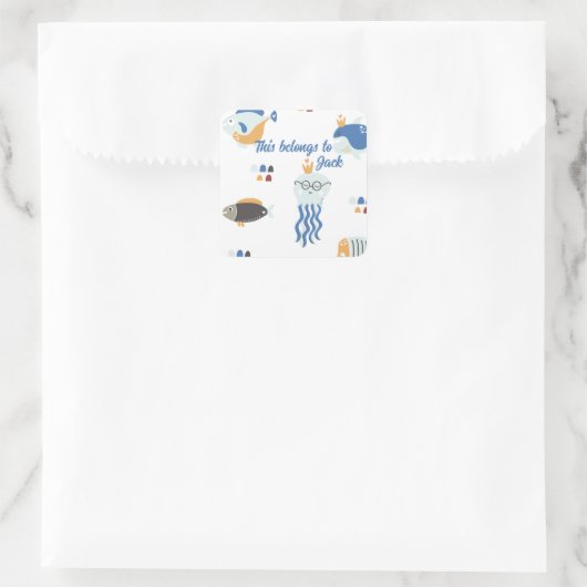 海中で スクエアシール (バッグ)