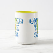 海中で ツートーンマグカップ (中央)