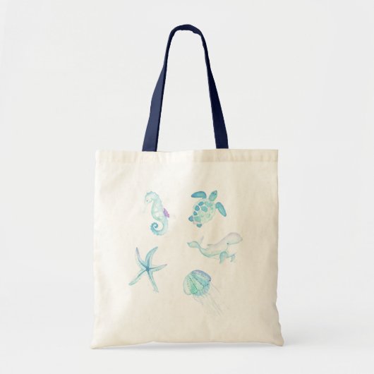 海中で トートバッグ (正面)