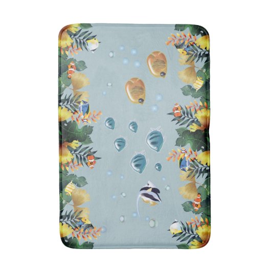 海中で バスマット (正面縦)